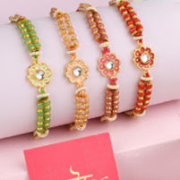 Set of 4  Rakhi to Canada